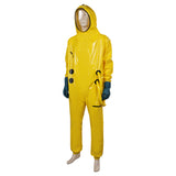 Backrooms M.E.G. Wanderer Yellow Protective Suit Cosplay Costume Outfit Halloween Carnival Suit