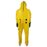 Backrooms M.E.G. Wanderer Yellow Protective Suit Cosplay Costume Outfit Halloween Carnival Suit