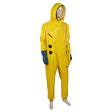 Backrooms M.E.G. Wanderer Yellow Protective Suit Cosplay Costume Outfit Halloween Carnival Suit