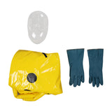 Backrooms M.E.G. Wanderer Yellow Protective Suit Cosplay Costume Outfit Halloween Carnival Suit