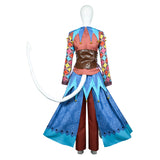 Baldur's Gate Alfira Women Blue Outfit Cosplay Costume Outfits Halloween Carnival Suit