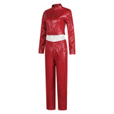 Ban Red Top Pants Full Set Outfit Cosplay Costume Outfits Halloween Carnival Suit