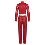 Ban Red Top Pants Full Set Outfit Cosplay Costume Outfits Halloween Carnival Suit