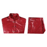 Ban Red Top Pants Full Set Outfit Cosplay Costume Outfits Halloween Carnival Suit