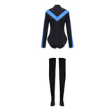 Batman Nightwing Women Bodysuit Cosplay Costume Outfit Halloween Carnival Suit