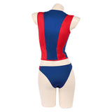 Baywatch Summer Quinn Women Red Swimsuit Cosplay Costume Outfit Halloween Carnival Suit