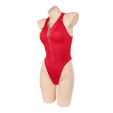 Baywatch Victoria Leeds Women Red Swimsuit Cosplay Costume Outfit Halloween Carnival Suit