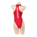 Baywatch Victoria Leeds Women Red Swimsuit Cosplay Costume Outfit Halloween Carnival Suit