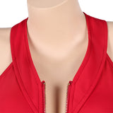 Baywatch Victoria Leeds Women Red Swimsuit Cosplay Costume Outfit Halloween Carnival Suit