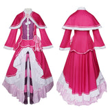 Beatrice Women Pink Outfit Cosplay Costume Outfit Halloween Carnival Suit