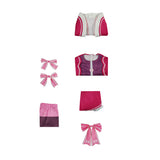 Beatrice Women Pink Outfit Cosplay Costume Outfit Halloween Carnival Suit
