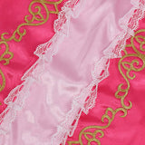 Beauty and the Beast Belle Women Pink Dress Cosplay Costume Outfit Halloween Carnival Suit