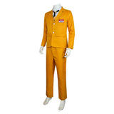 Beetlejuice 1989 Bob Shrinker Yellow Suit Cosplay Costume Outfits Halloween Carnival Suit