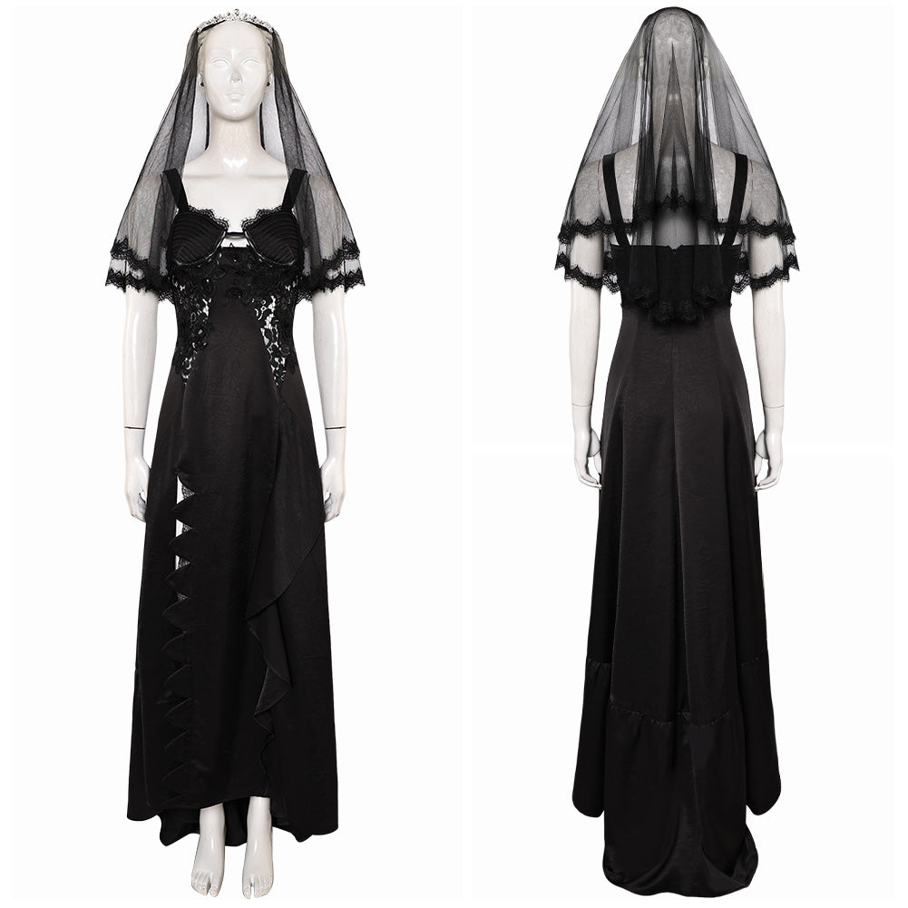 Beetlejuice 2024 Astrid Deetz Women Black Wedding Dress Cosplay Costum TrendsinCosplay Beetlejuice 2024 Astrid Deetz Women Black Wedding Dress Cosplay Costum TrendsinCosplay