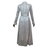 Beetlejuice 2024 Astrid Deetz Women White Dress Cosplay Costume Outfits Halloween Carnival Suit