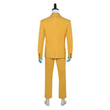 Beetlejuice 2024 Shrunken Head Bob Yellow Outfit Cosplay Costume Outfits Halloween Carnival Suit