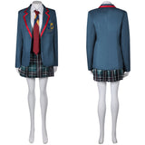 Beetlejuice Astrid Deetz Women Cosplay Costume Outfits Halloween Carnival Suit