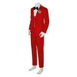 Beetlejuice Betelgeuse Red Suit Cosplay Costume Outfit Halloween Carnival Suit