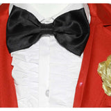 Beetlejuice Betelgeuse Red Suit Cosplay Costume Outfit Halloween Carnival Suit