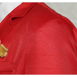 Beetlejuice Betelgeuse Red Suit Cosplay Costume Outfit Halloween Carnival Suit