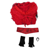 Beetlejuice Lydia Deetz Women Dress Cosplay Costume Outfits Halloween Carnival Suit