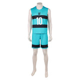 BLUE LOCK Live-Action Isagi Yoichi Green Jersey Cosplay Costume Outfit Halloween Carnival Suit
