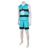 BLUE LOCK Live-Action Isagi Yoichi Green Jersey Cosplay Costume Outfit Halloween Carnival Suit