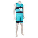 BLUE LOCK Live-Action Isagi Yoichi Green Jersey Cosplay Costume Outfit Halloween Carnival Suit