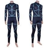 BLUE LOCK Live-action Jie Shiyi Blue Jumpsuit Cosplay Costume Outfit Halloween Carnival Suit