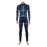 BLUE LOCK Live-action Jie Shiyi Blue Jumpsuit Cosplay Costume Outfit Halloween Carnival Suit
