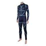 BLUE LOCK Live-action Jie Shiyi Blue Jumpsuit Cosplay Costume Outfit Halloween Carnival Suit