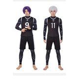 Blue Lock Reo Mikage Black No.9 Jersey Cosplay Costume Outfit Halloween Carnival Suit