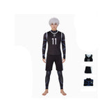 Blue Lock Seishiro Nagi Black No.11 Jersey Cosplay Costume Outfit Halloween Carnival Suit
