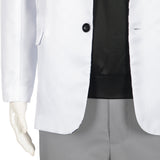 Blue Lock Seishiro Nagi White Outfit Cosplay Costume Outfit Halloween Carnival Suit