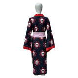 Boa Hancock Women Black Kimono Cosplay Costume Outfit Halloween Carnival Suit