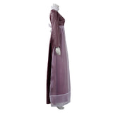 Bridgerton Sophie Beckett Women Purple Dress Cosplay Costume Outfit Halloween Carnival Suit