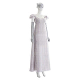 Bridgerton Sophie Beckett Women White Outfit Cosplay Costume Outfit Halloween Carnival Suit