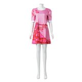 Bridget Women Pink Dress Cosplay Costume Outfits Halloween Carnival Suit