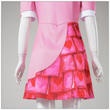 Bridget Women Pink Dress Cosplay Costume Outfits Halloween Carnival Suit