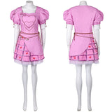 Bridget Women Pink Dress Outfit Cosplay Costume Outfits Halloween Carnival Suit