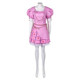 Bridget Women Pink Dress Outfit Cosplay Costume Outfits Halloween Carnival Suit