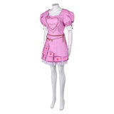 Bridget Women Pink Dress Outfit Cosplay Costume Outfits Halloween Carnival Suit