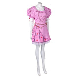 Bridget Women Pink Dress Outfit Cosplay Costume Outfits Halloween Carnival Suit