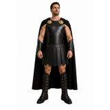 The Odyssey Agamemnon Black Armor Set Cosplay Costume Outfit Halloween Carnival Suit