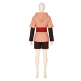 Cara Women Pink Hooded Set Cosplay Costume Outfit Halloween Carnival Suit