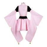 Cardcaptor Sakura Sakura Kinomoto Women Pink Dress Cosplay Costume Outfit Halloween Carnival Suit