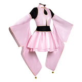 Cardcaptor Sakura Sakura Kinomoto Women Pink Dress Cosplay Costume Outfit Halloween Carnival Suit