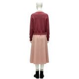 Carrie Women Pink Dress Cosplay Costume Outfit Halloween Carnival Suit