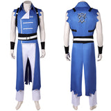 Castlevania: Nocturne Season 2 Richter Belmont Blue Outfit Cosplay Costume Outfits Halloween Carnival Suit