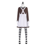 Charlie and the Chocolate Factory Chocolate Women Dress Outfit Cosplay Costume Outfits Halloween Carnival Suit